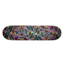 Picture of Woven cloth, Mexican design, Cuernavaca Custom Skateboard