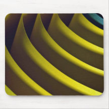 Picture of Yellow and green abstract shape Mouse Pads