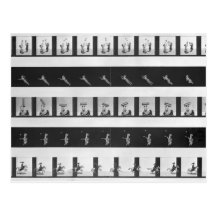 Picture strips for a praxinoscope post cards