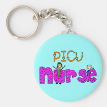 PICU Nurse Gifts Keychain