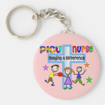 PICU Nurse Gifts Keychains