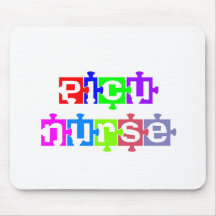 PICU NURSE PUZZLE PIECES MOUSE MATS