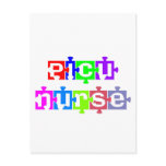 PICU NURSE PUZZLE PIECES postcards