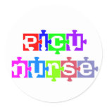 PICU NURSE PUZZLE PIECES stickers