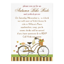 Pie Delivery Bicycle Custom Announcement