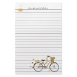 Pie Delivery Bicycle Stationery Design