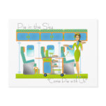 Pie in the Sky Airline postcards