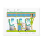 Pie in the Sky Airline postcards