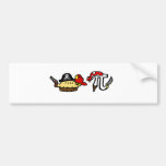Pie & Pi Pirates Bumper Sticker