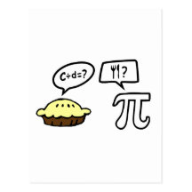 Pie & Pi Post Cards
