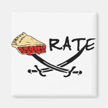 Pie-rate! Fridge Magnet