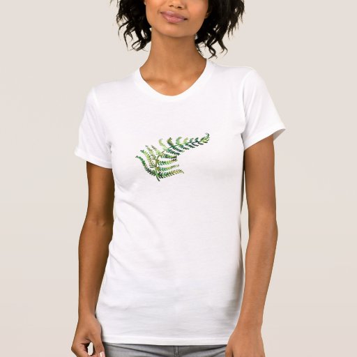 Pièce en t de fougère t-shirt