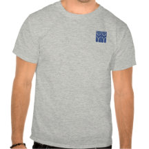 Pièce en t de poche de logo du Mari Mack T-shirts