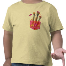 Pièce en t d'enfant en bas âge, jaune t-shirt