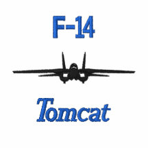 Pièce en t F-14 avec l'indicatif d'appel brodé