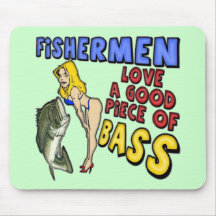 Piece Of Bass Fishing T-shirts and Gifts Mouse Mat