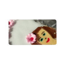 Piece of cake personalized address labels