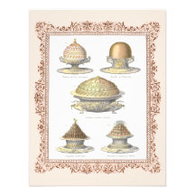 Piece of Cake Vintage Culinary School Graduation I Personalized Announcement