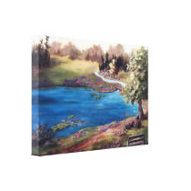 Piece of Heaven Wrapped Canvas Print