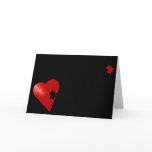 Piece of my heart greeting card