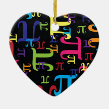Piece of the Pi Christmas Tree Ornaments