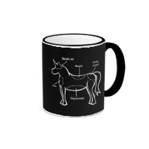 Pièces de licorne mug