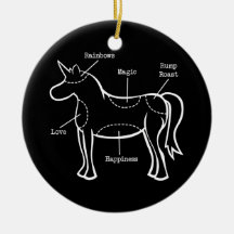 Pièces de licorne ornements