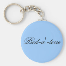 Pied-a'-terre key chain