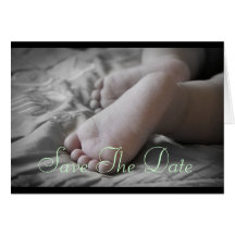 Pieds de bébé cartes