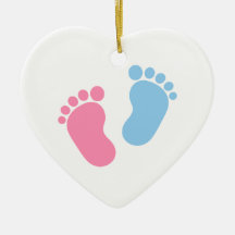 Pieds de bébé ornement