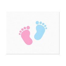 Pieds de bébé toiles tendues