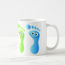 Pieds heureux mugs à café