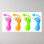 Pieds heureux posters