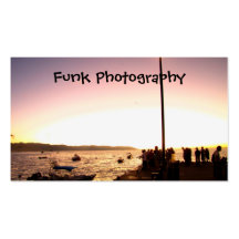 Pier Scene at Sunset Business Cards