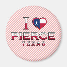 Pierce, Texas Refrigerator Magnet