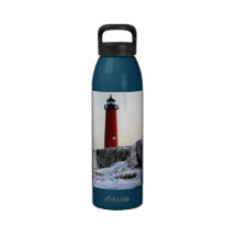 "Pierhead Lighthouse" Water Bottle
