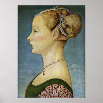 Piero del Pollaiolo - Portrait of a girl Poster