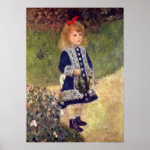 Pierre-Auguste Renoir - Girl with Watering Can Posters