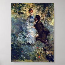 Pierre-Auguste Renoir - Lovers Poster