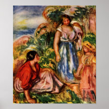 Pierre-Auguste Renoir - meadow Print