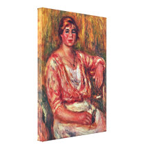 Pierre-Auguste Renoir - milkmaid Canvas Print