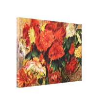 Pierre-Auguste Renoir - Still life Stretched Canvas Print