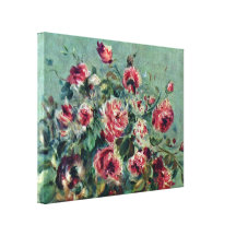 Pierre-Auguste Renoir - Still life of roses Gallery Wrapped Canvas