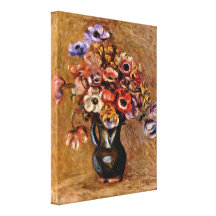 Pierre-Auguste Renoir - Still Life with Anemones Gallery Wrap Canvas