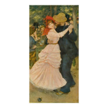 Pierre-Auguste Renoir's Dance at Bougival (1883) Photo Cards