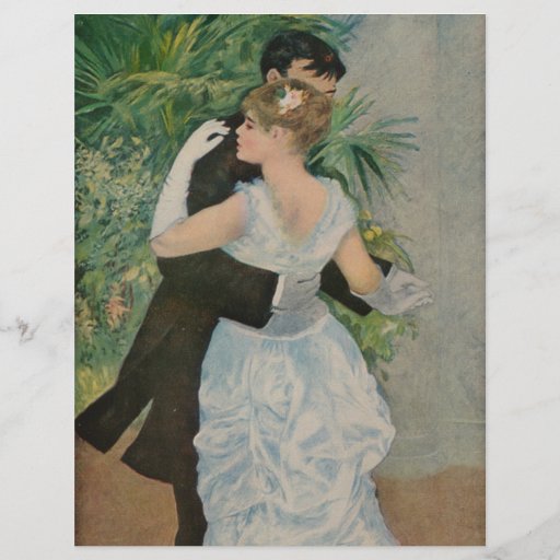 Pierre-Auguste Renoir's Dance in the Town (1883) Personalized Flyer