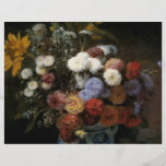Pierre-Auguste Renoir's Flowers in a Vase (1869) Full Color Flyer