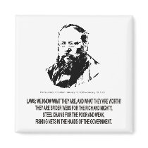 Pierre-Joseph Proudhon Fridge Magnets