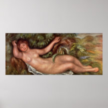 Pierre Renoir - Woman Reclining Posters
