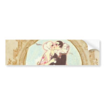Pierrot and Columbine Bumper Stickers
